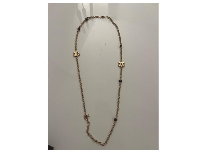 Cambon Collana Chanel placcata oro D'oro Silver hardware - vista 3