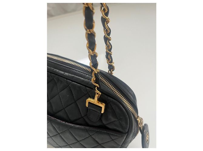 Borsa Fotocamera Chanel Nera in Pelle Nero - vista 4
