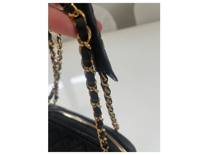 Borsa Fotocamera Chanel Nera in Pelle Nero - vista 5