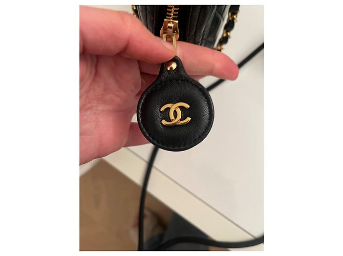 Borsa Fotocamera Chanel Nera in Pelle Nero - vista 6