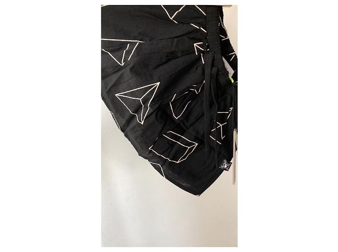 Autre Marque Geometrischer Rock Nununu Schwarz - Ansicht 8