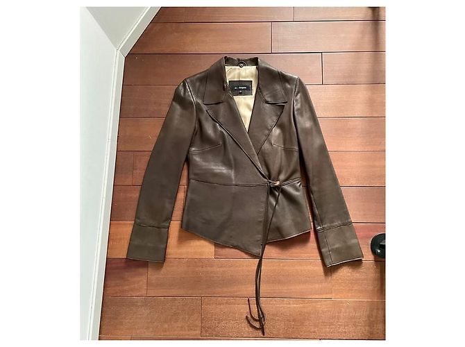 Oakwood Lederjacke Braun Schokolade - Ansicht 2