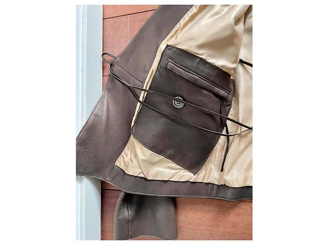 Oakwood Lederjacke Braun Schokolade - Ansicht 6