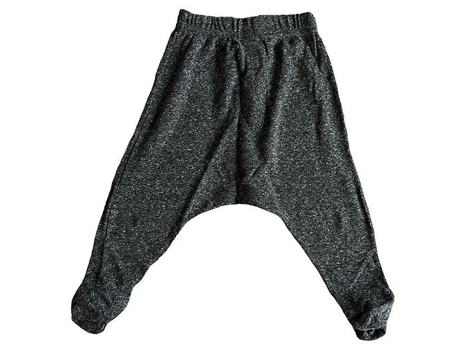 Autre Marque Pantalons pour bébé à pieds Nununu Gris anthracite - vue 2