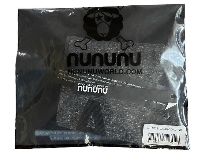 Autre Marque Pantalons pour bébé à pieds Nununu Gris anthracite - vue 5