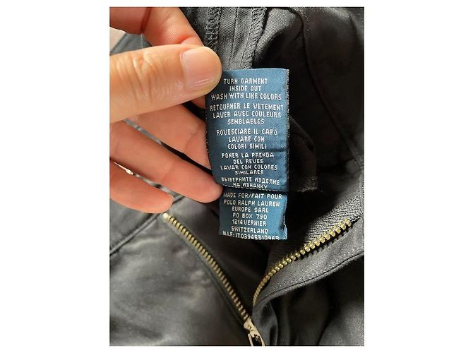 Pantalones anchos de popelín de algodón negro Ralph Lauren - vista 5