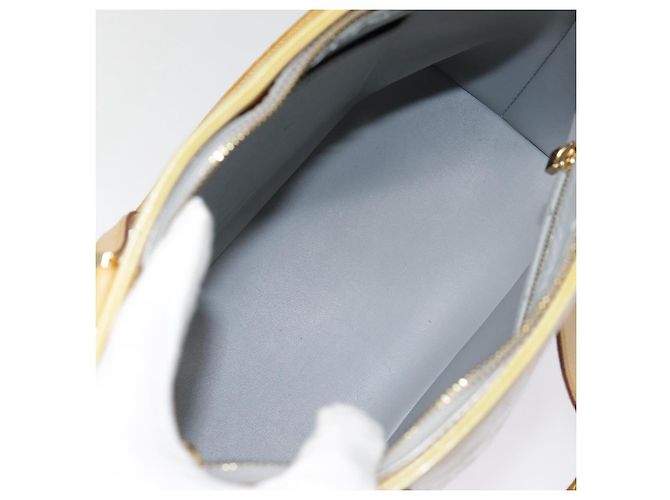 LOUIS VUITTON Monogram Vernis Houston Borsa a Mano Grigia M91053 LV Auth tb1165 Grigio - vista 10