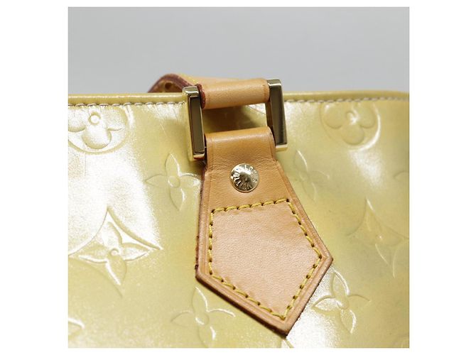 LOUIS VUITTON Monogram Vernis Houston Borsa a Mano Grigia M91053 LV Auth tb1165 Grigio - vista 18