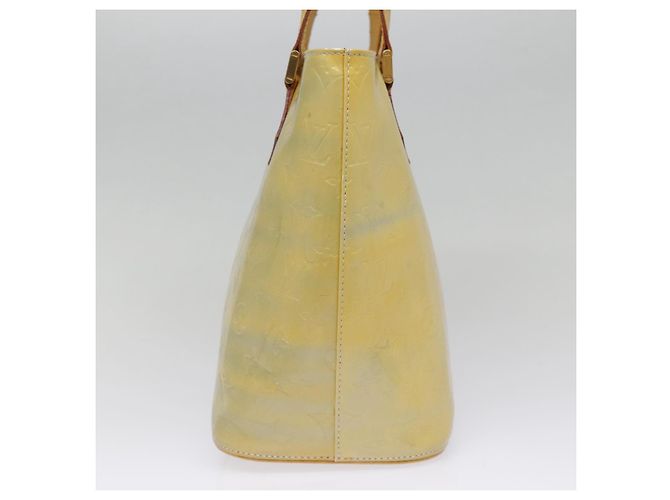LOUIS VUITTON Monogram Vernis Houston Borsa a Mano Grigia M91053 LV Auth tb1165 Grigio - vista 4