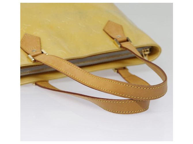 LOUIS VUITTON Monogram Vernis Houston Borsa a Mano Grigia M91053 LV Auth tb1165 Grigio - vista 7