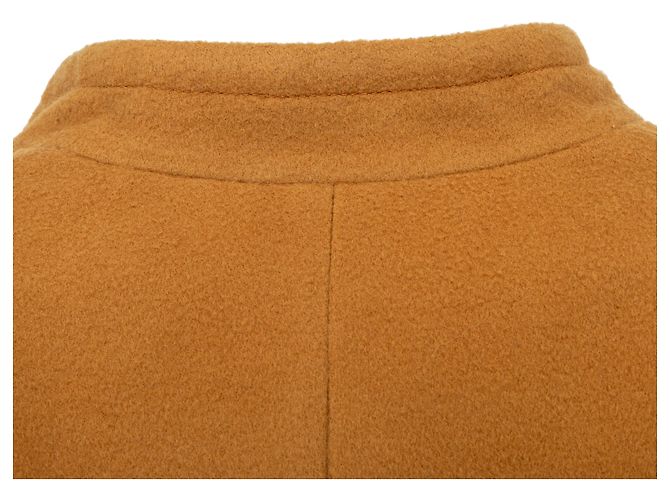 Wolljacke mit Samtkragen von Oscar de la Renta Braun - Ansicht 5