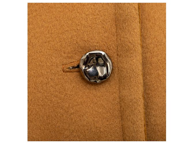 Wolljacke mit Samtkragen von Oscar de la Renta Braun - Ansicht 8