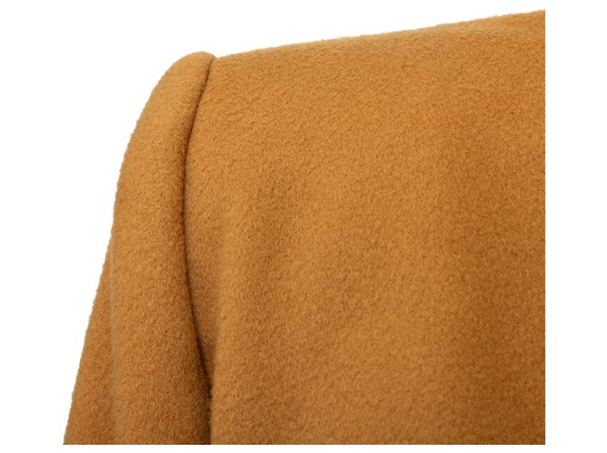 Wolljacke mit Samtkragen von Oscar de la Renta Braun - Ansicht 9