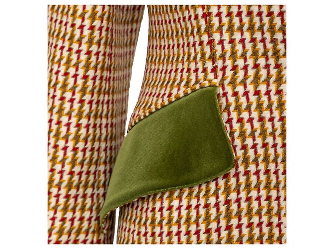 Trim Giacca a scacchi Hermès Multicolore - Ansicht 10