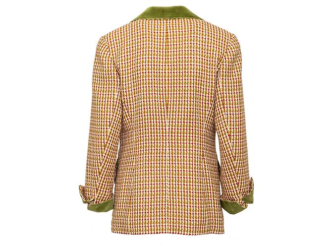 Trim Giacca a scacchi Hermès Multicolore - Ansicht 2