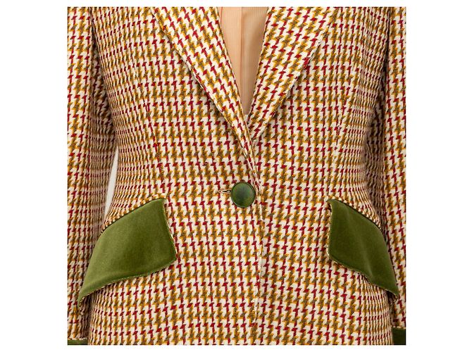 Trim Giacca a scacchi Hermès Multicolore - Ansicht 6