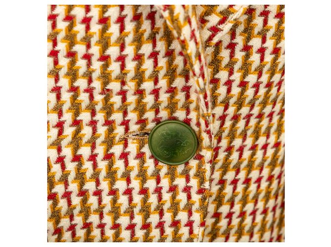 Trim Giacca a scacchi Hermès Multicolore - Ansicht 7