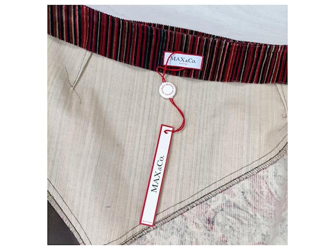Falda midi de terciopelo Max & Co Multicolor - vista 3