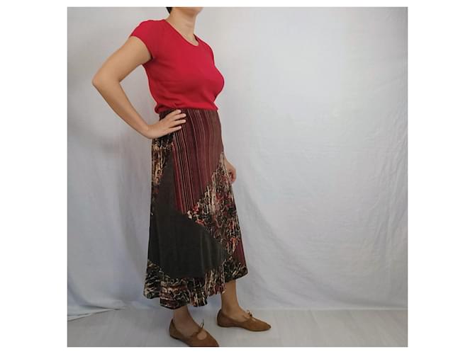 Falda midi de terciopelo Max & Co Multicolor - vista 4