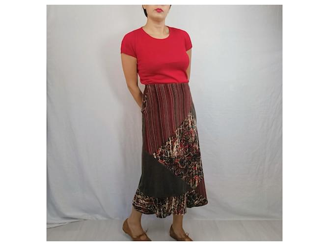 Falda midi de terciopelo Max & Co Multicolor - vista 5