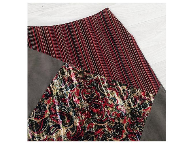 Falda midi de terciopelo Max & Co Multicolor - vista 7