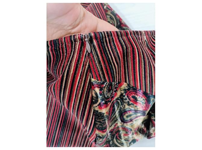 Falda midi de terciopelo Max & Co Multicolor - vista 8