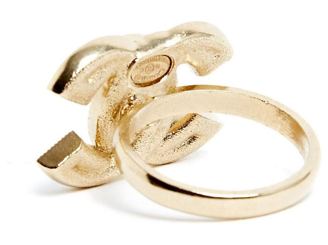 Chanel CC Ring TDD55 Großer Fancy Diamond CC Ring US 7.125 Pristine Golden - Ansicht 3