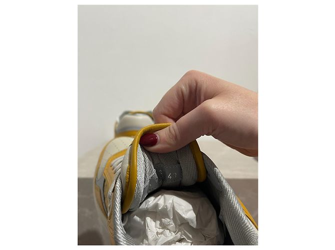 Scarpe DIOR T.EU 43 Pelle Giallo - vista 6