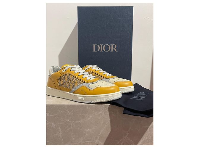Scarpe DIOR T.EU 43 Pelle Giallo - vista 7