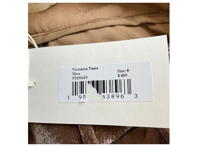 Ulla Johnson Mica ausgestellte Samthose Veronica - Ansicht 5
