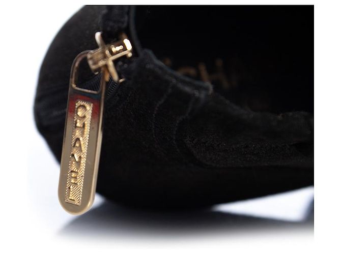 Botas de ante marrón Chanel Castaño - vista 7