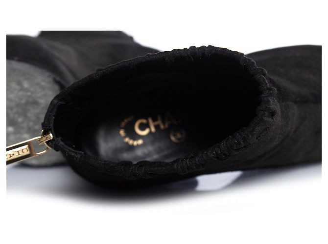 Botas de ante marrón Chanel Castaño - vista 8