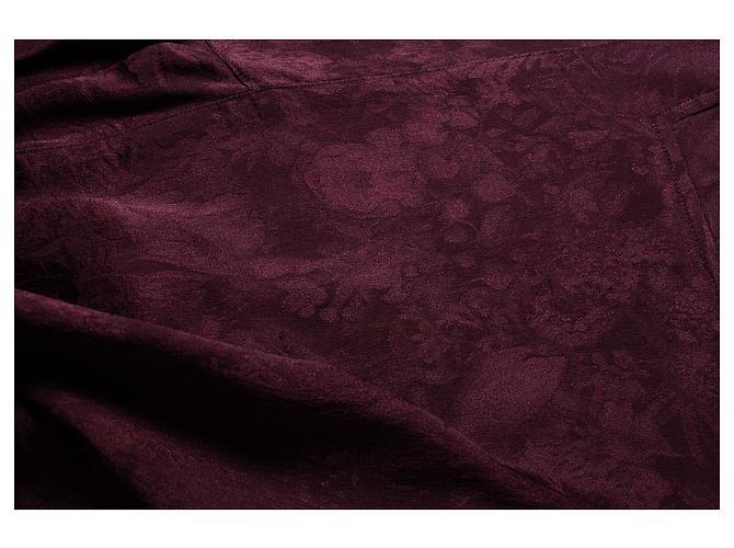 Vestido The Row en Burdeos Roja - vista 5