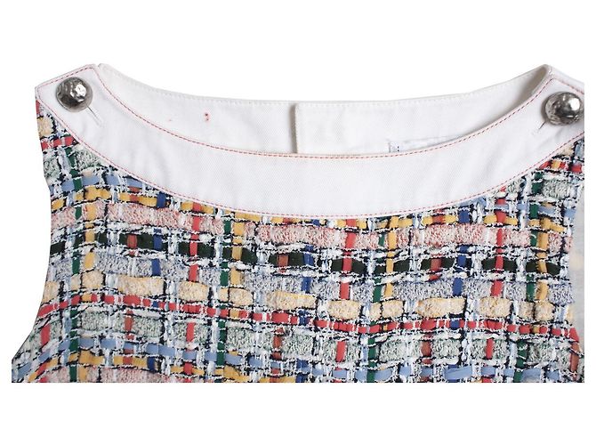 Vestido midi de tweed de Chanel - vista 8