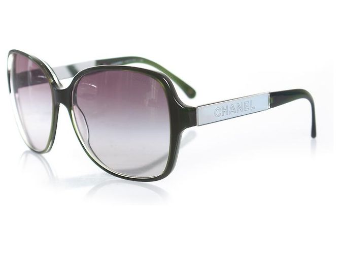 Chanel green squared sunglasses - view 2