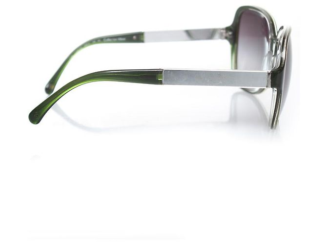 Chanel green squared sunglasses - view 4
