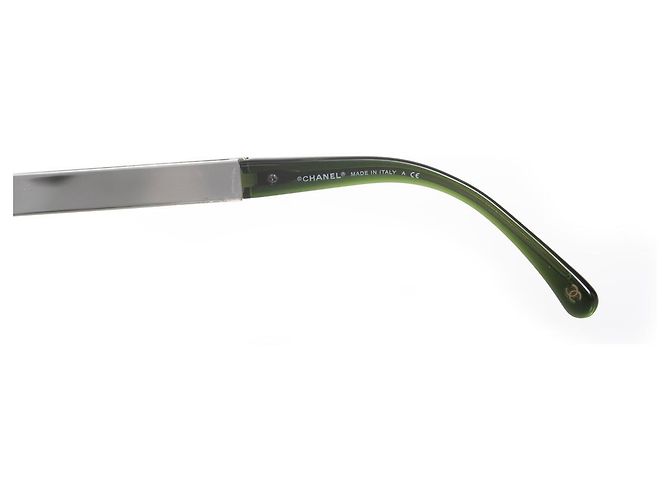 Chanel green squared sunglasses - view 6