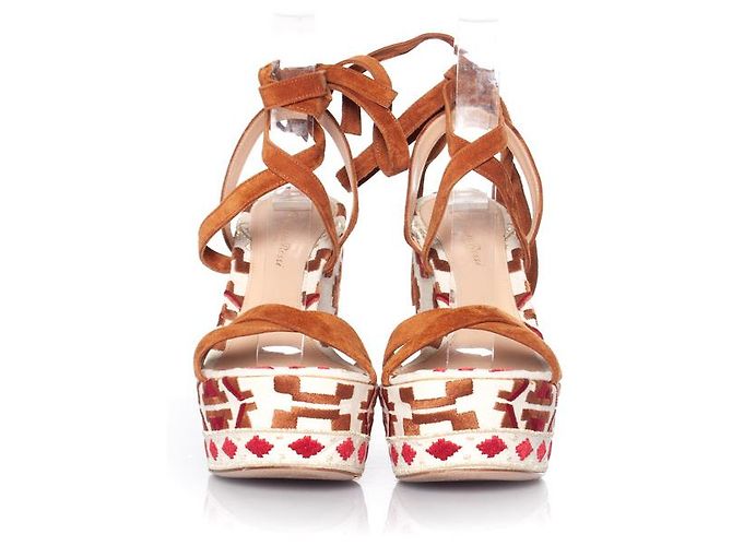 Gianvito Rossi Cheyenne zeppa - vista 3