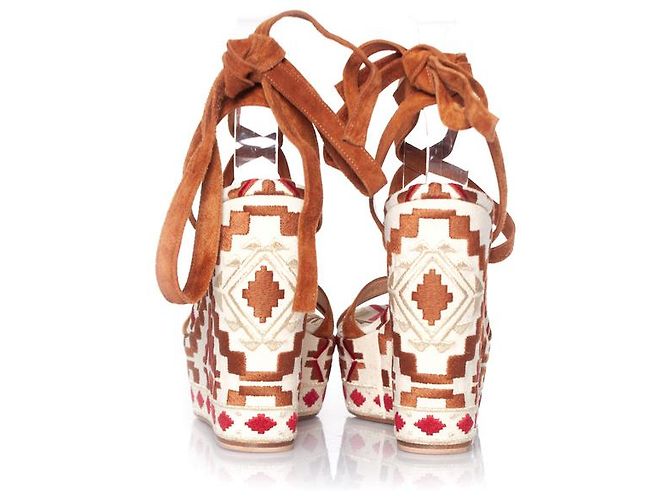 Gianvito Rossi Cheyenne zeppa - vista 4