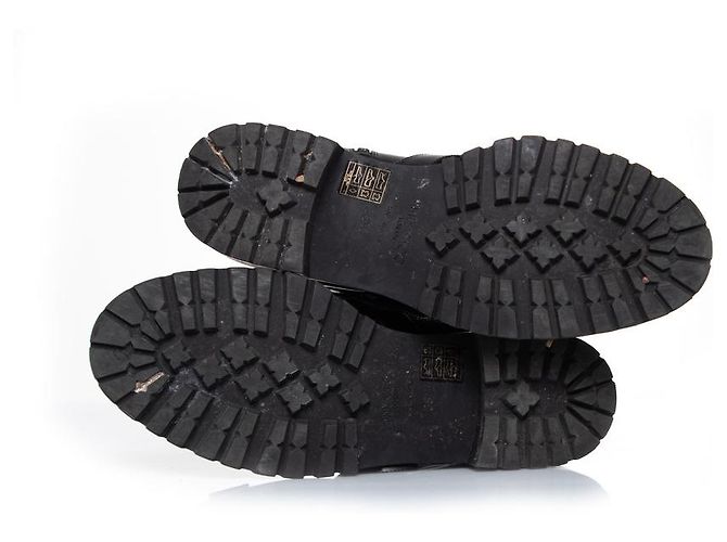 Botas de tobillo planas Hank con hebilla de joya de Jimmy Choo Negro - vista 6