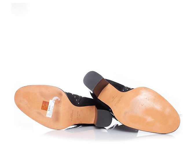 Givenchy Schwarze Wildleder-Stiefeletten - Ansicht 7