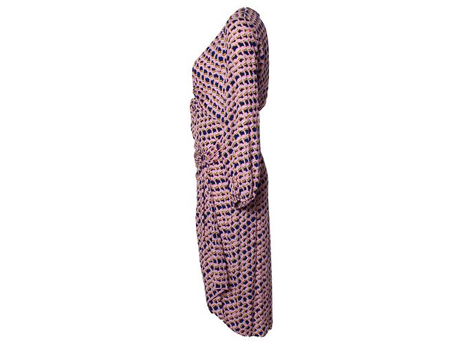 Vestido midi de Diane von Furstenberg con estampado gráfico - vista 4