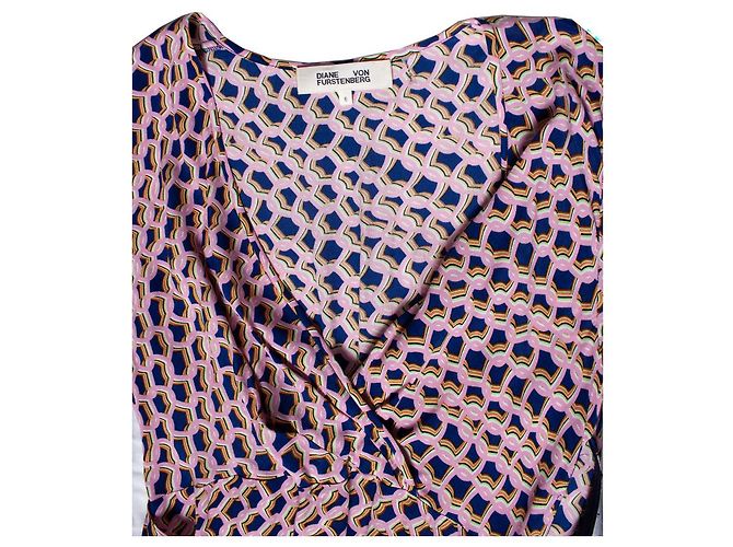 Vestido midi de Diane von Furstenberg con estampado gráfico - vista 6
