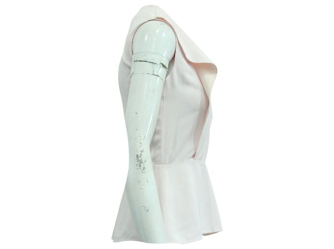 Chloé Blusa Peplum Chloe en Acetato Rosa Pastel - vista 2