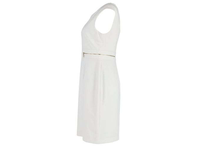 Vestido ajustado sin mangas Calvin Klein en poliéster blanco - vista 2