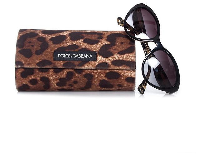 Dolce & Gabbana Gafas de sol negras de ojo de gato Dolce&Gabbana Negro - vista 3