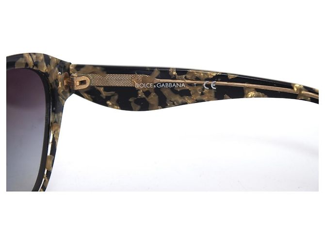 Dolce & Gabbana Gafas de sol negras de ojo de gato Dolce&Gabbana Negro - vista 7