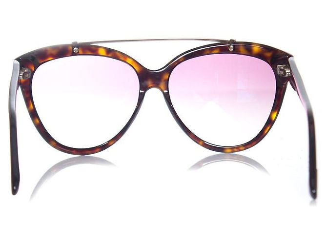 Gafas de sol Tom Ford Livia con estampado de carey Castaño - vista 4