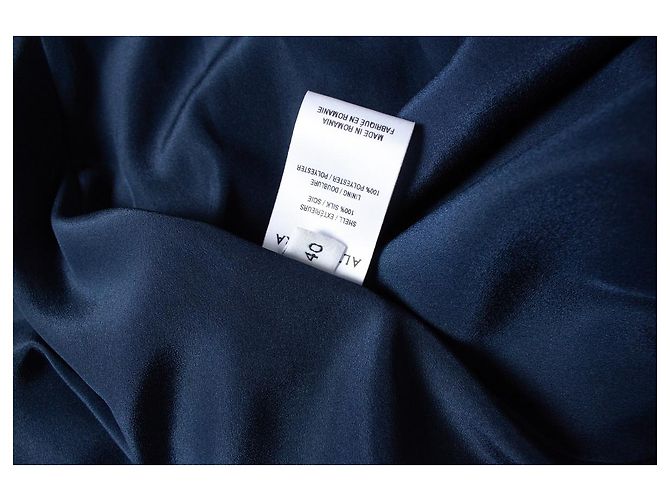 Vestido maxi azul de Altuzarra con estampado de puntos - vista 5