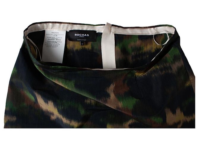 Falda midi estampada en camuflaje de Rochas - vista 5